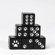 Wild Beast Paw Print Dice Set (D6) for Dungeons & Dragons